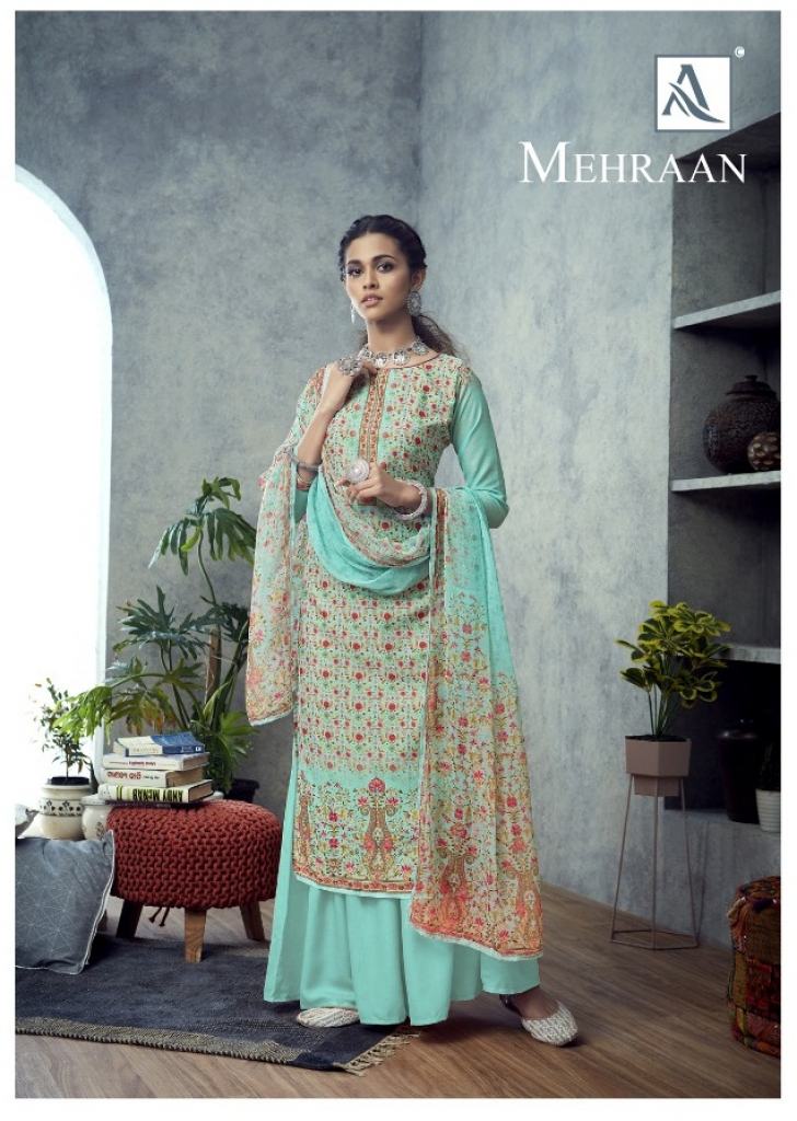 Alok presents  Mehraan Designer Dress Material 