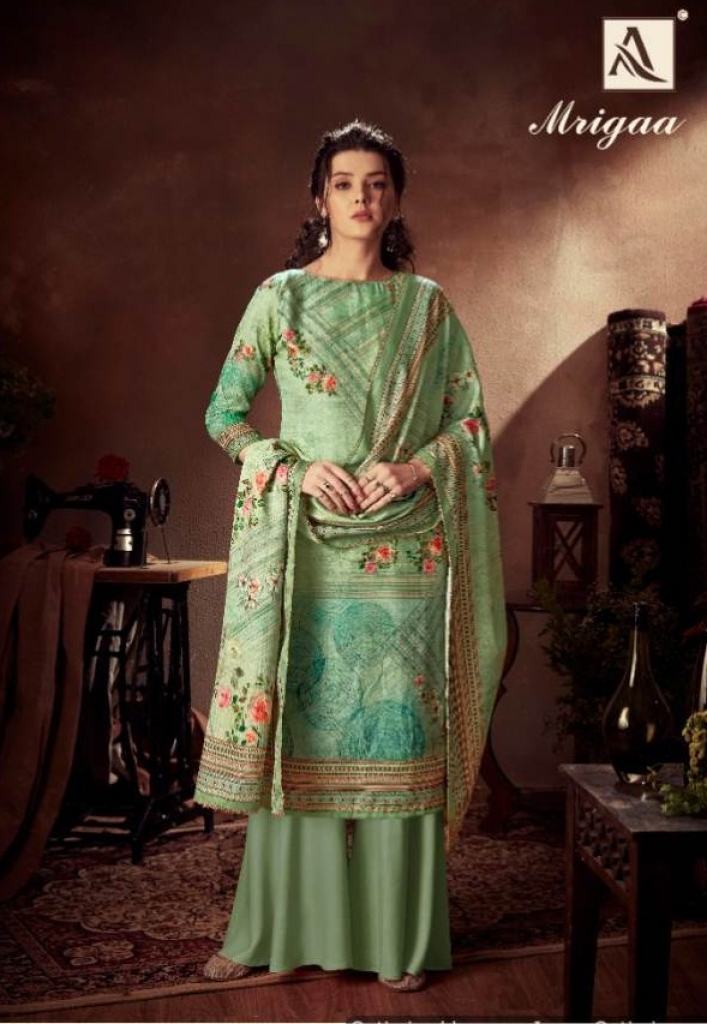 Alok presents  Mrigaa  Designer Dress Material