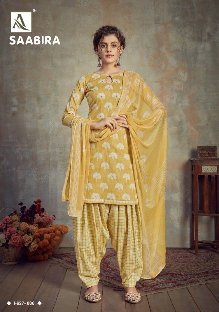 Alok presents Saabira Designer Dress Material