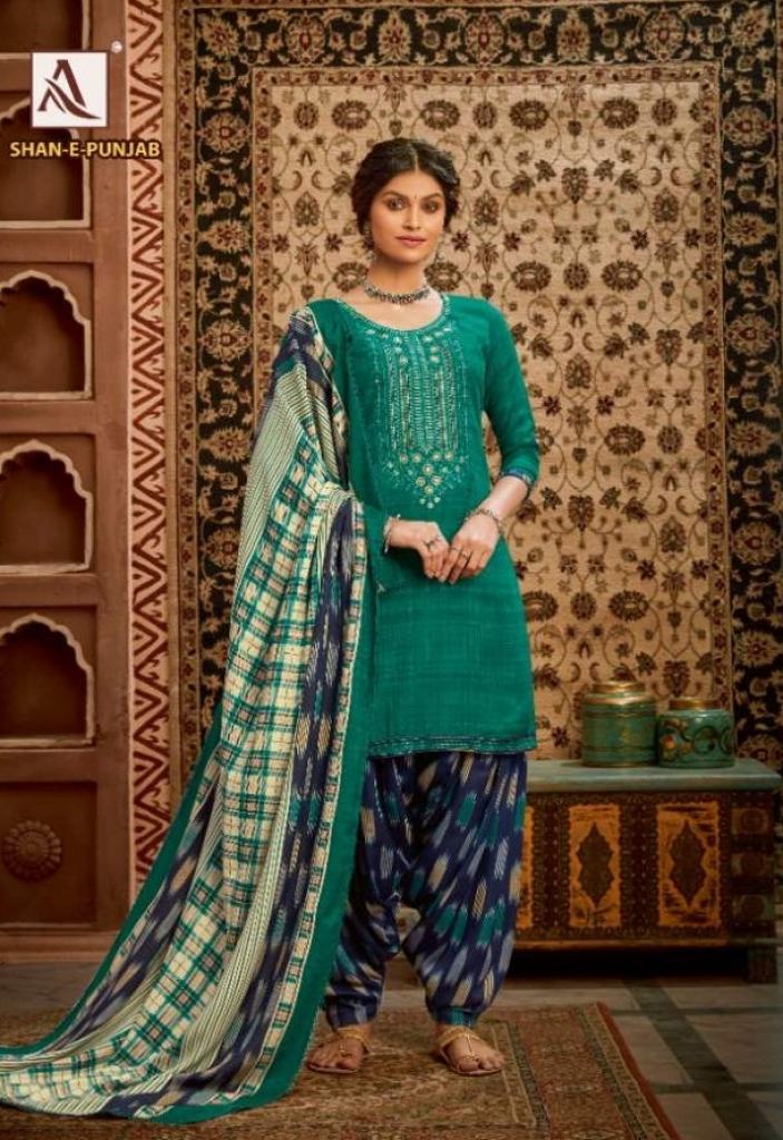 Alok presents Shan E Punjab vol 5 Pure Pashmina Collection 