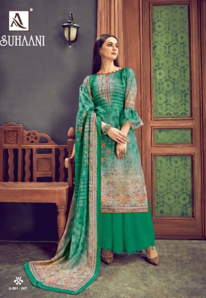 Alok presents Suhani Pure Pashmina Dress Material