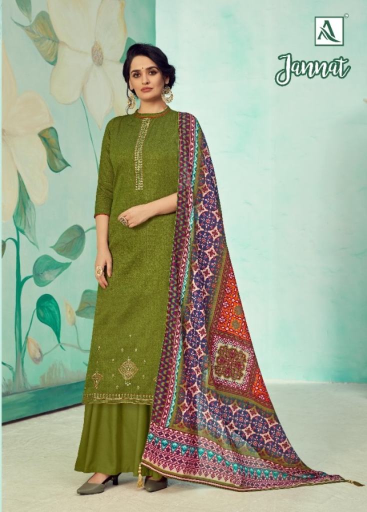 Alok prsesnts Jannat Designer Dress Material 