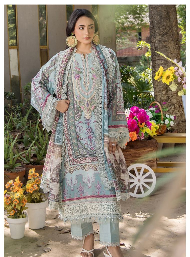 Alzohaib Aamina Vol 2 Chiffon Dupatta Salwar Kameez