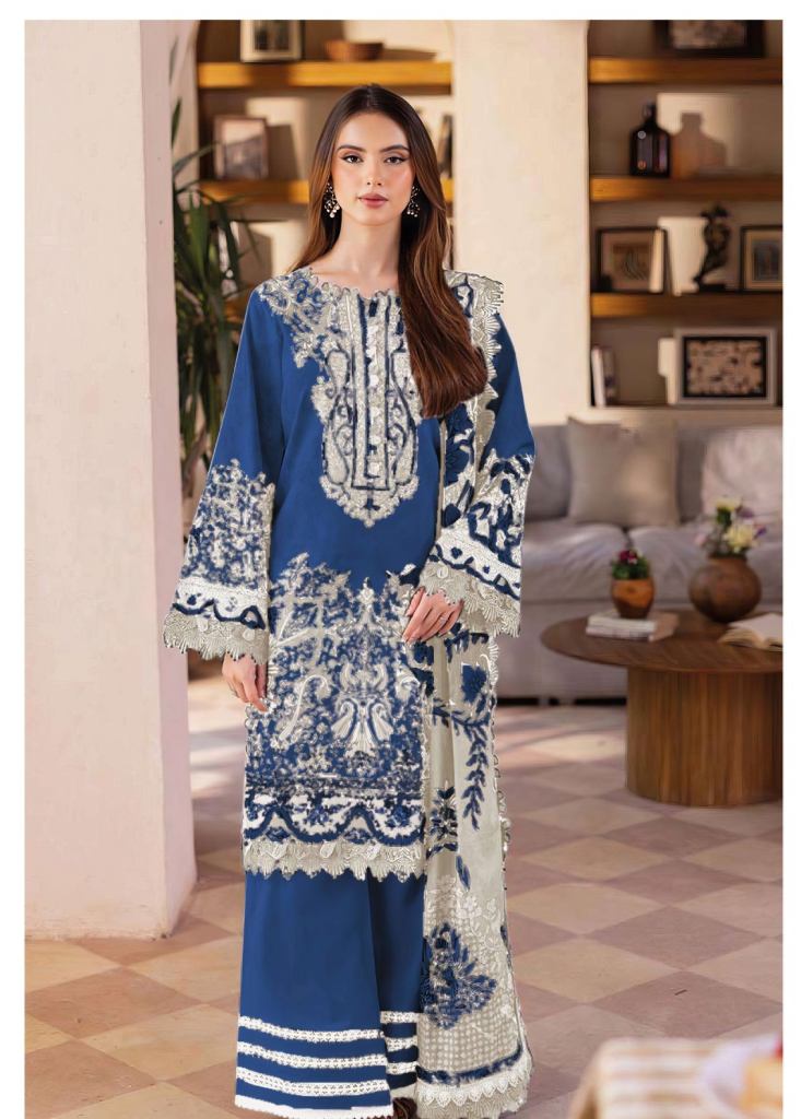 Alzohaib Az 1458 To 1461 Chiffon Dupatta Pakistani Suits