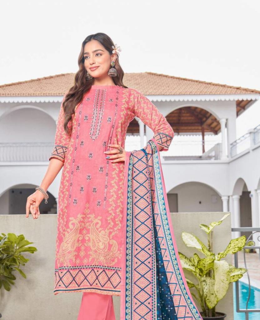 Alzohaib Lamhay Vol 2 Cotton Pakistani Suit
