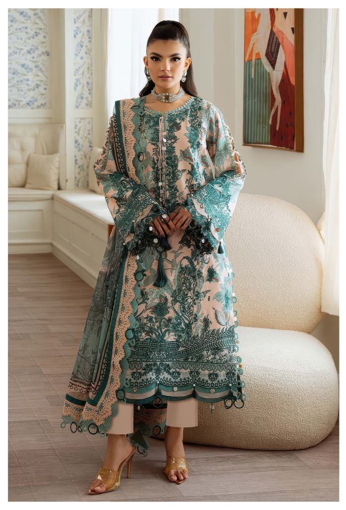 Alzohaib Riwayat Vol 1 Cotton Dupatta Pakistani Salwar Kameez