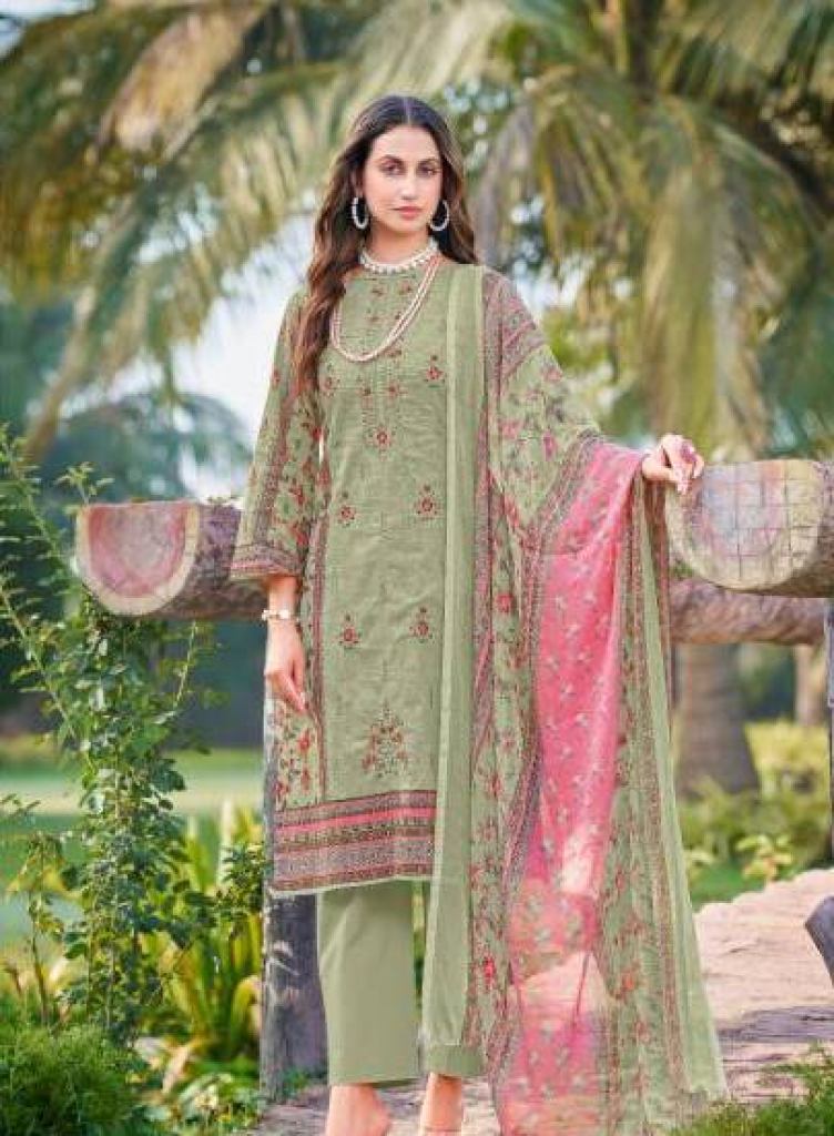 Alzohaib Saira Vol 1 Chiffon Dupatta Pakistani Suits