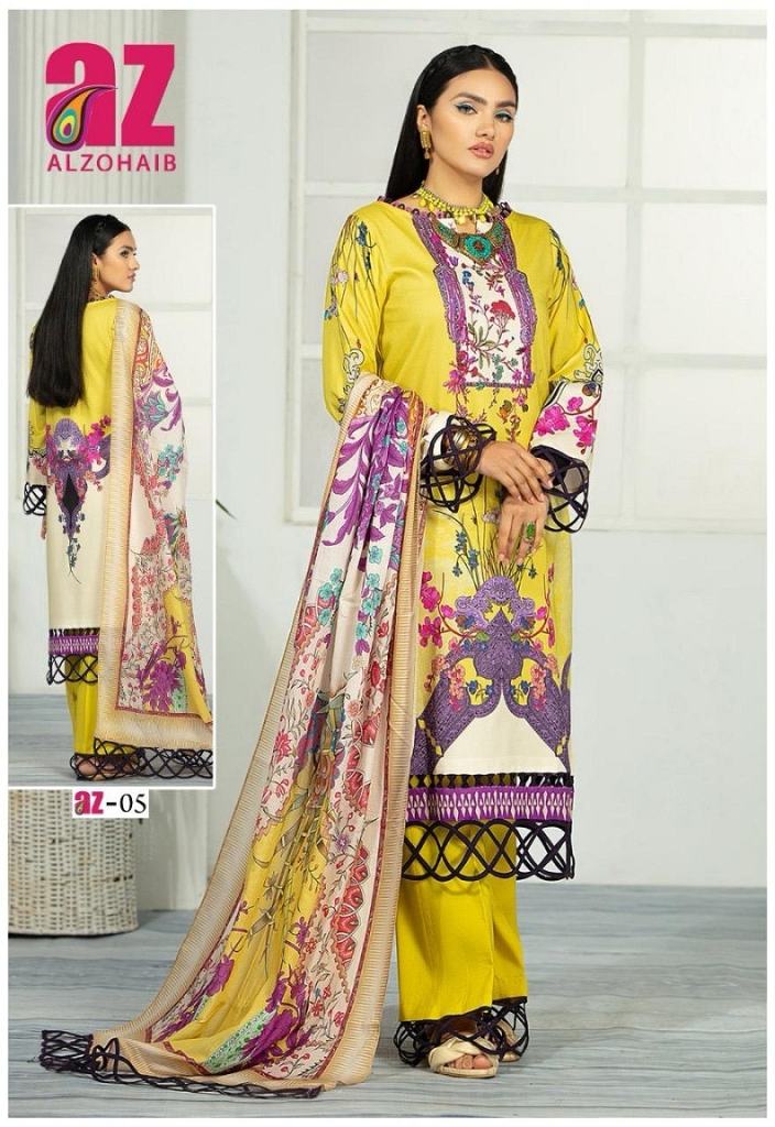 Alzohaib Zoohra Vol 1 Dress Material
