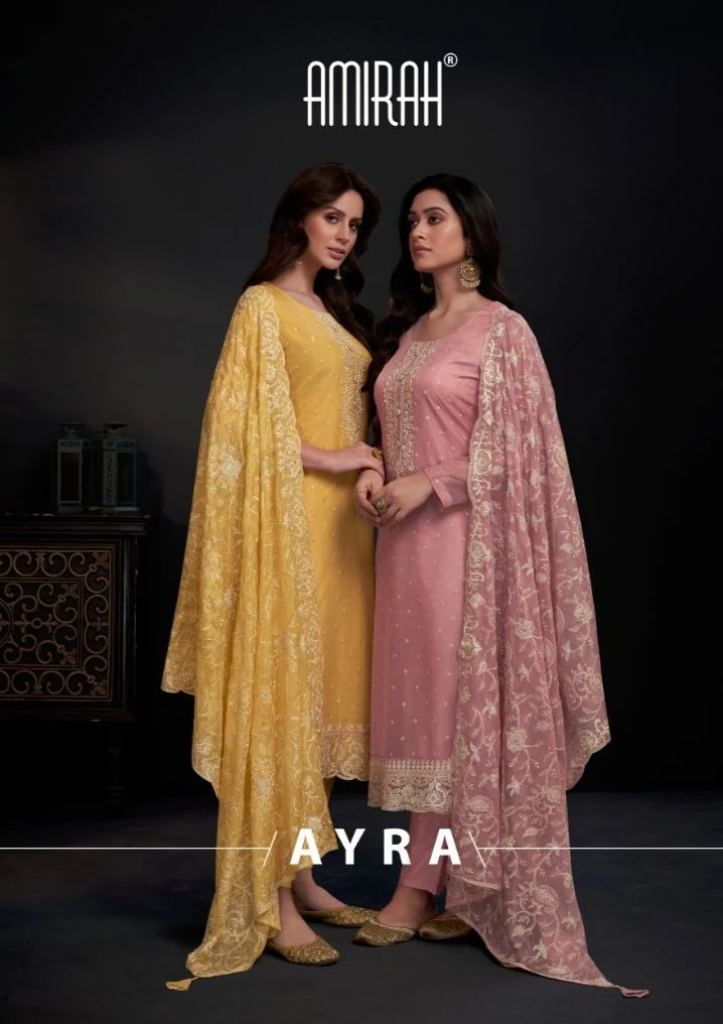 Amirah Ayra Organza Embroidery Salwar Kameez