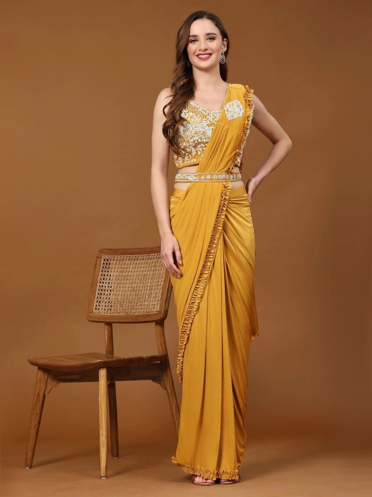 Amoha Trendz 101888 Ready To Wear Sarees