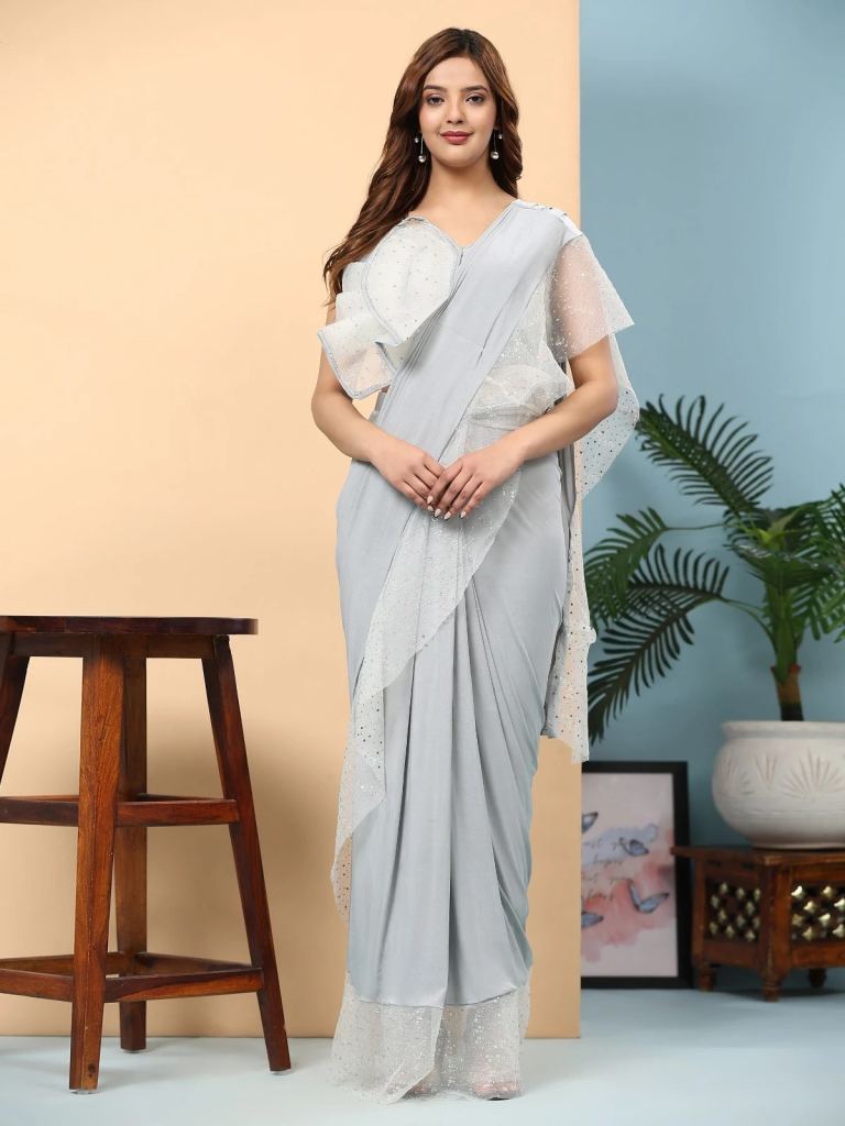 Amoha Trendz 10942 Fancy Designer Ready To Wear Saree 