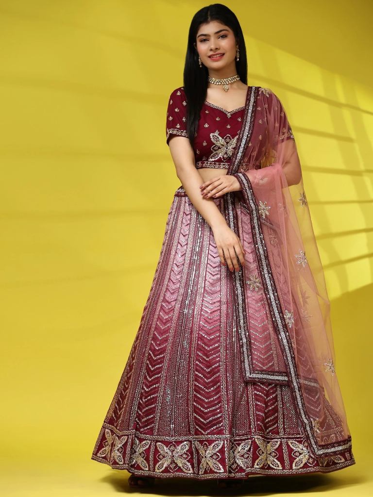 Amoha Trendz C2028 Embroidered Lehenga Collection