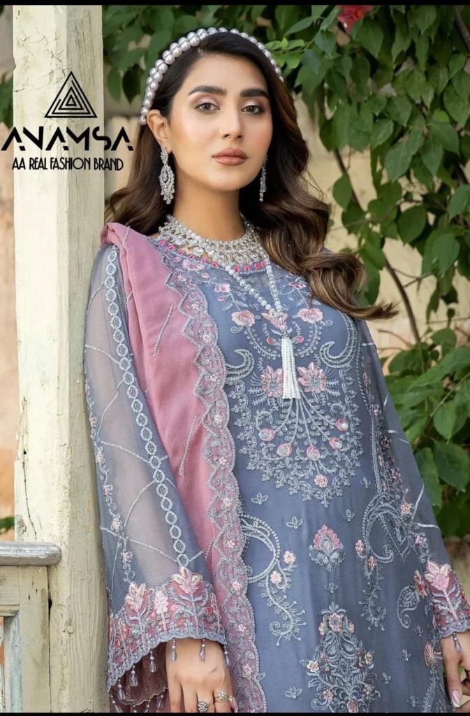 Anamsa 265 Faux Georgette Pakistani Salwar Suits