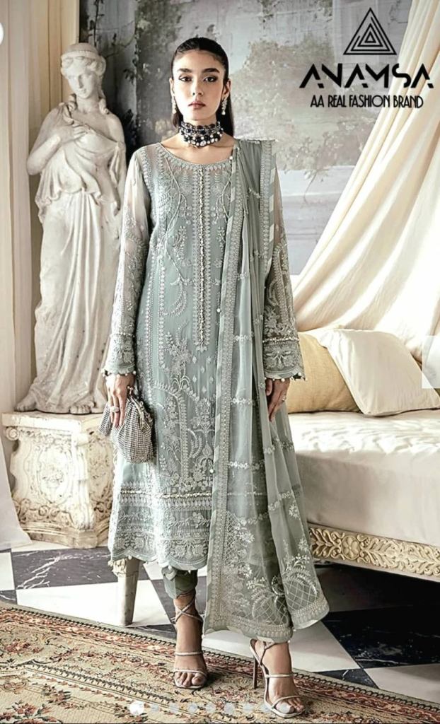 Anamsa 290 Georgette Pakistani Salwar Kameez