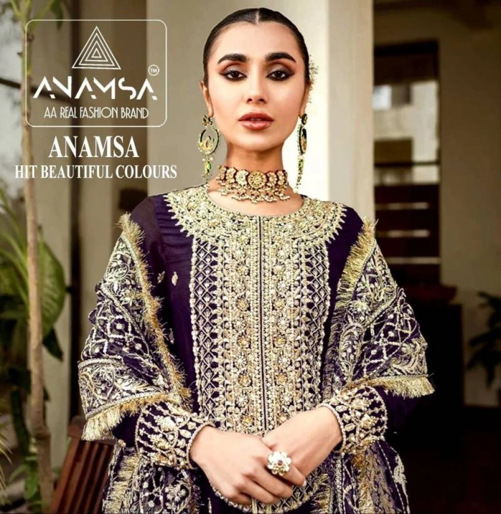 Anamsa 294 A To D Hits Georgette Designer EID Collection 