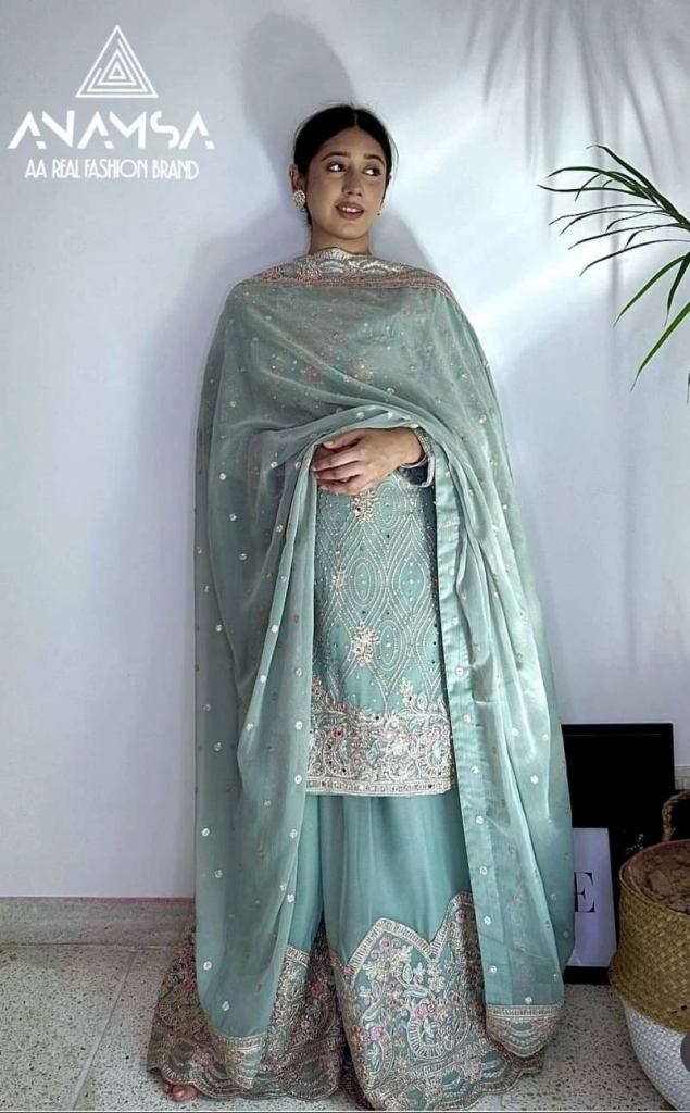 Anamsa 296 Georgette Pakistani Suit
