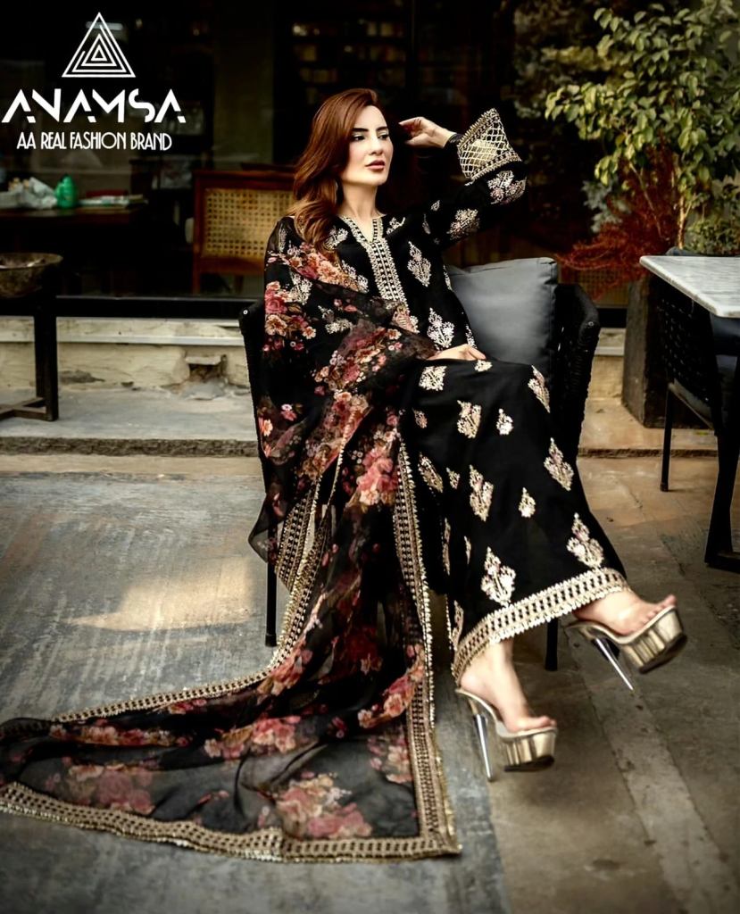 Anamsa 449 Pakistani Salwar Kameez Collection