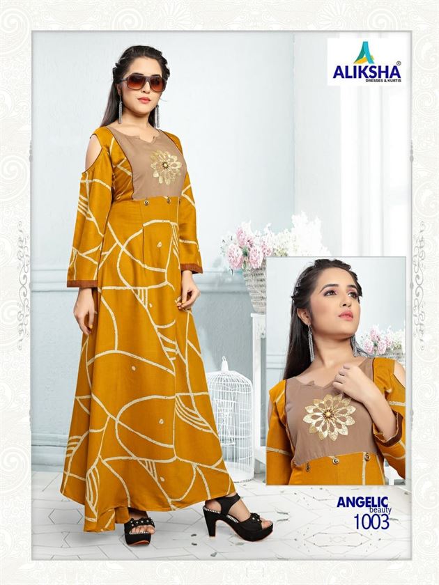 Angelic Beauty Vol 1 Aliksha Dresses & Kurtis Designer Set