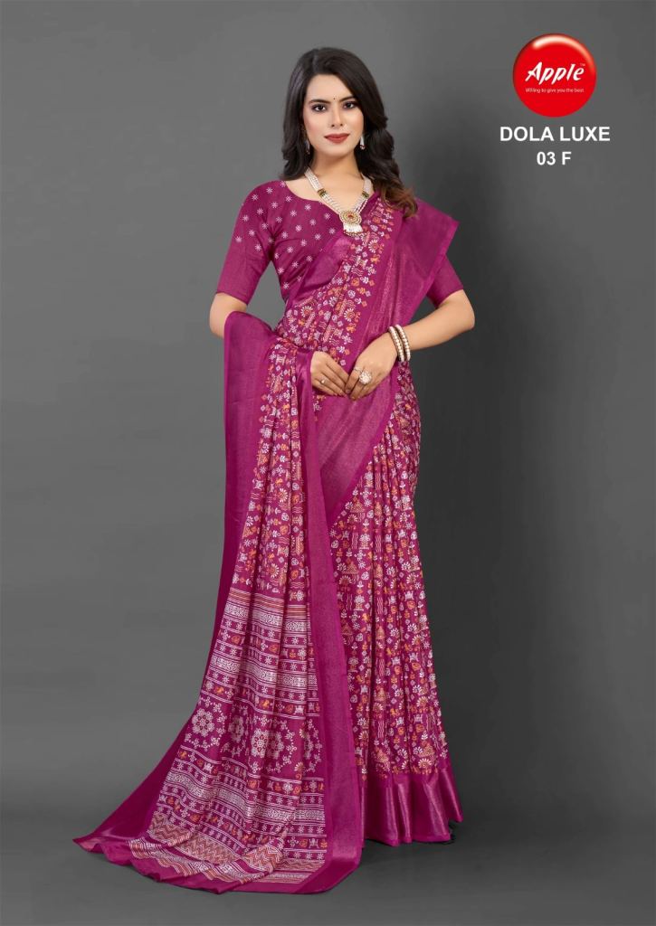 Apple Dola luxe 03 Saree Collection