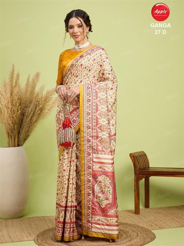 Apple Ganga 27 Digital Printed Saree