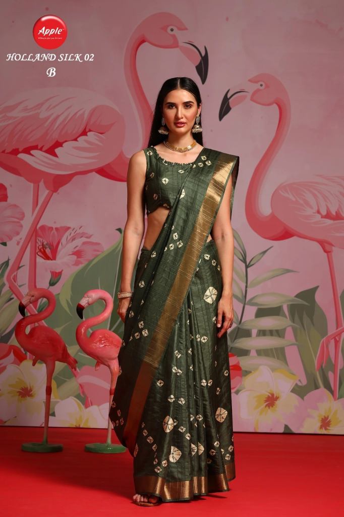 Apple Holland Silk Vol 2 Blend Printed Sarees