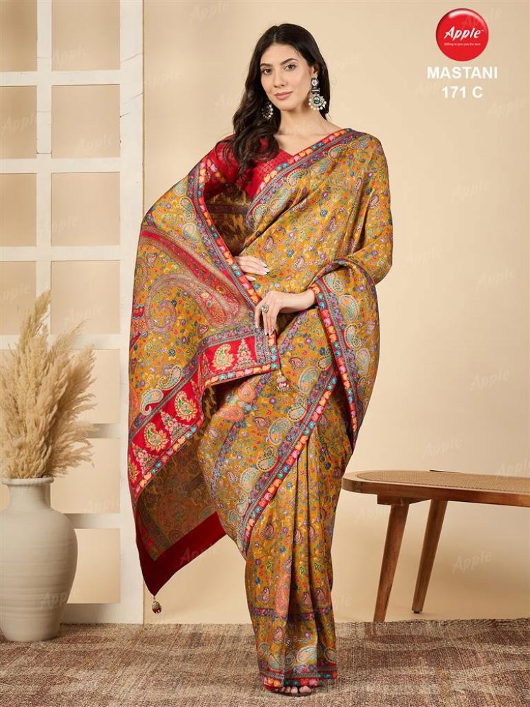 Apple Mastani 171 Silk Woven Designer Saree 