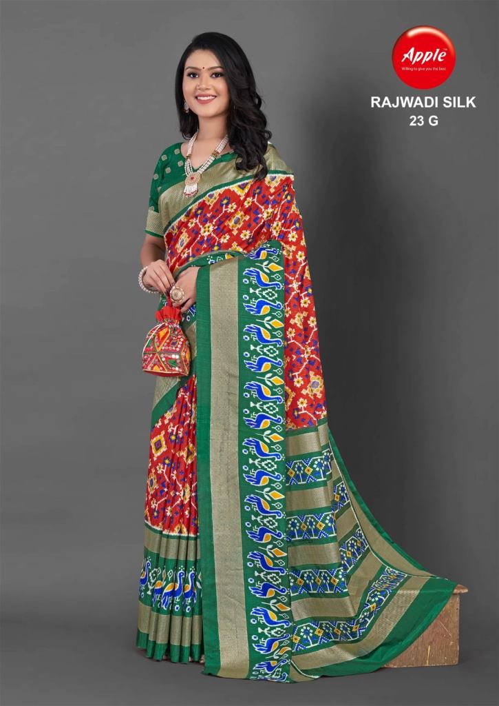 Apple Rajwadi Silk 23 Saree Collection