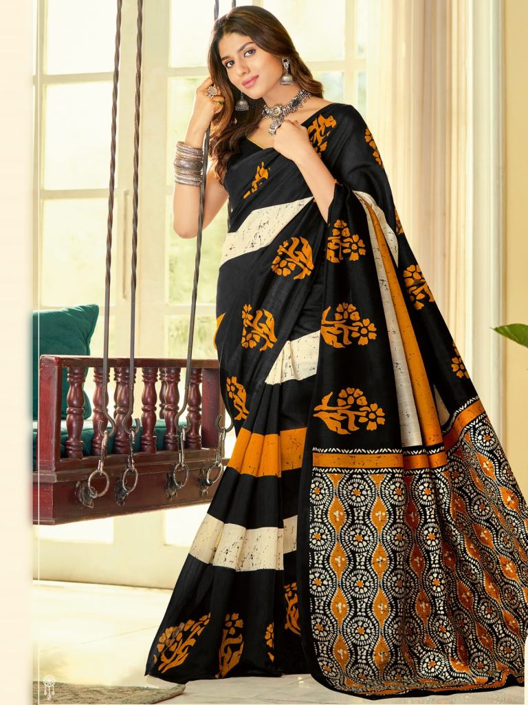 Apple Womniya Vol 21 Printed Designer Bhagalpuri Silk Saree Collection