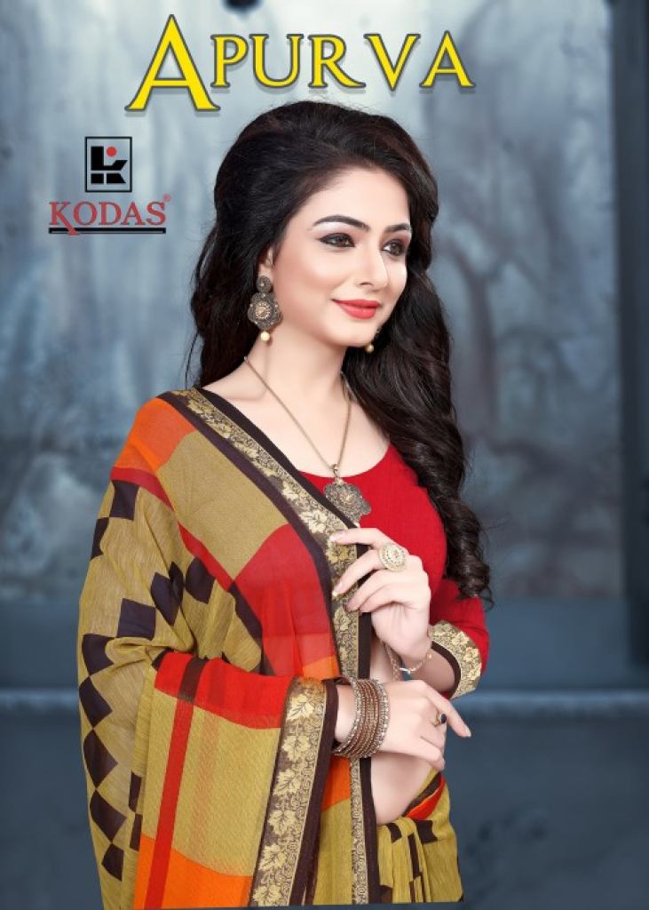 Apurva Kodas Group Printed Saree
