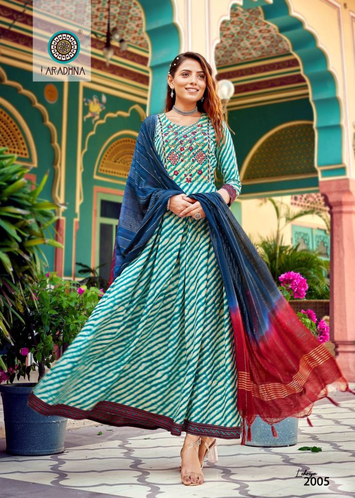 Lehriya Suit Set | Kurti designs party wear, Long blouse designs, Dress  indian style
