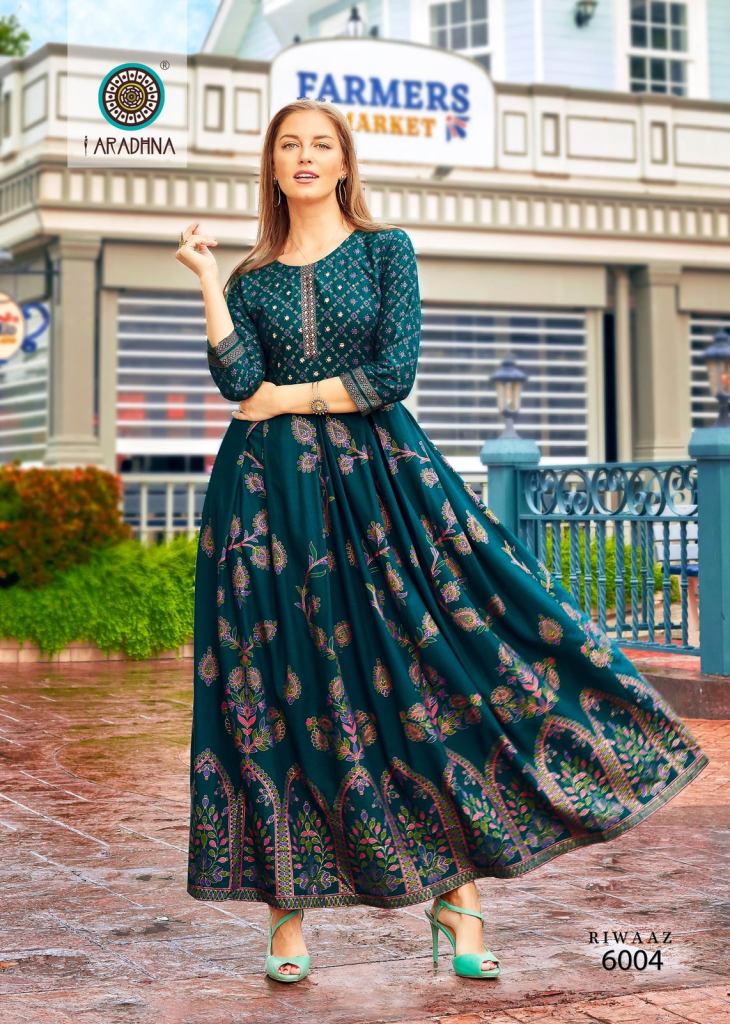 Aradhna Riwaaz Vol 6 Anarkali Kurti Collection