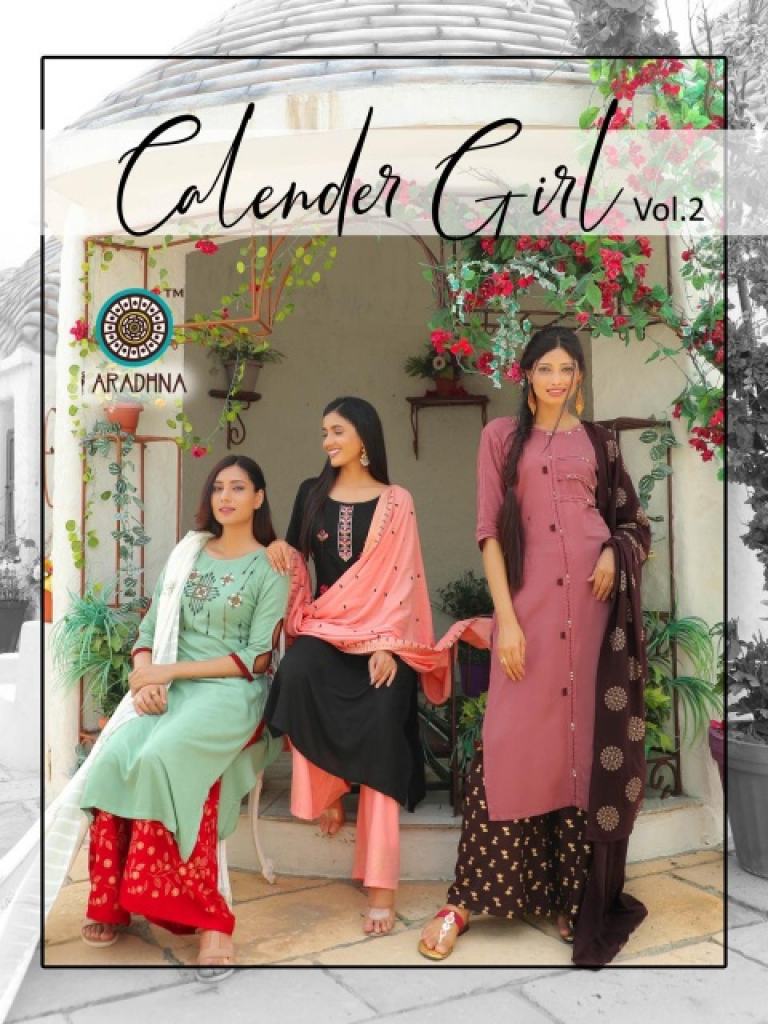Aradhna  presents Calendar Girl vol 2 Festive Wear Ready Made Collection