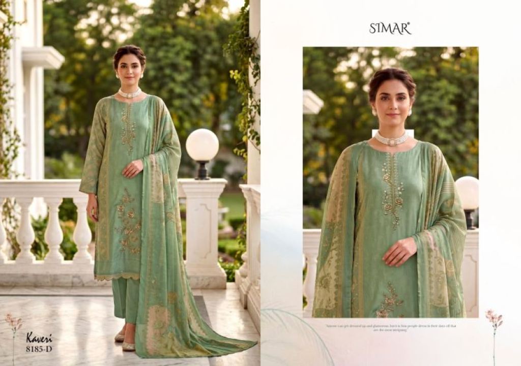 Arohi Glossy Simar Kaveri Maslin Digital Print Suit Set
