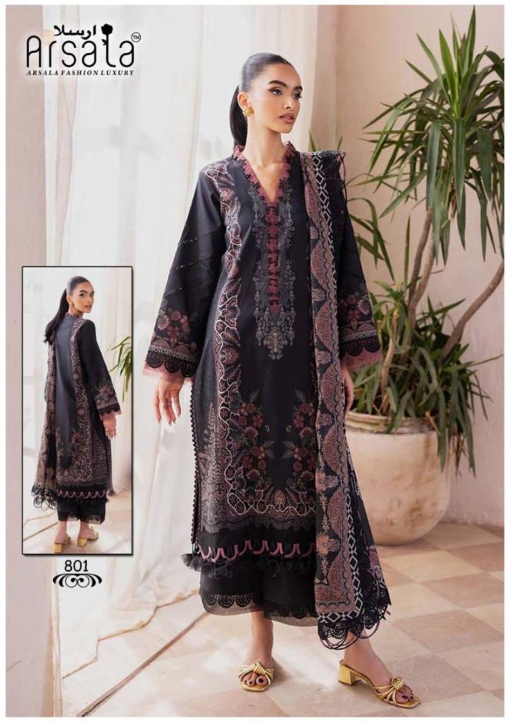 Arsala Amira Heavy Cotton Luxury Vol 8 Dress Material