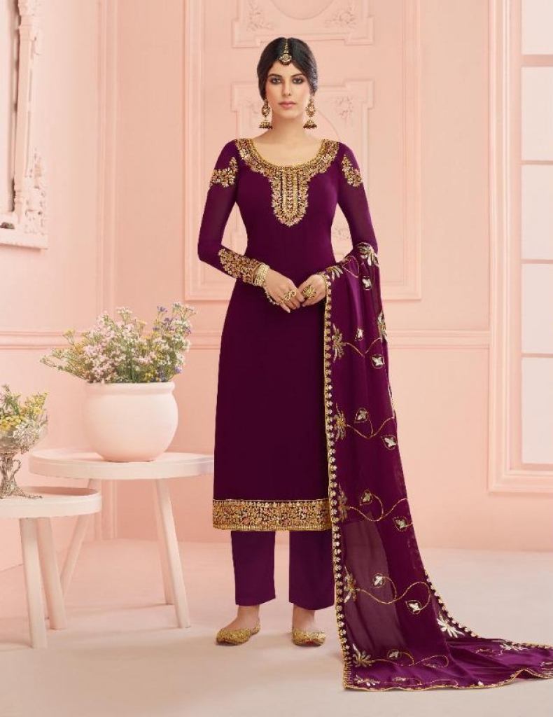 Aashirwad  presents Mehar  Designer  Salwar Suits	