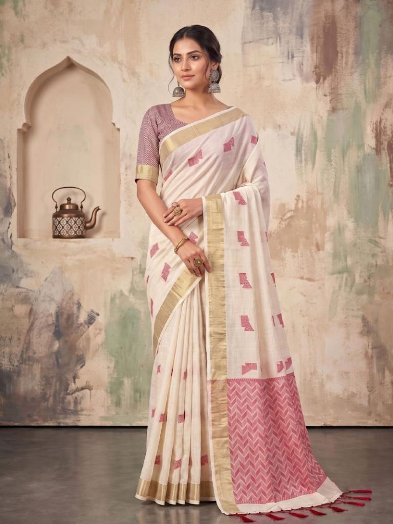 Ast Aarzoo Soft Zari Weaving Saree