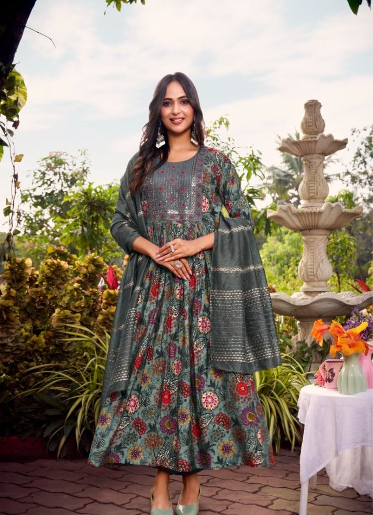 At Sajda Embroidery Top Bottom And Dupatta