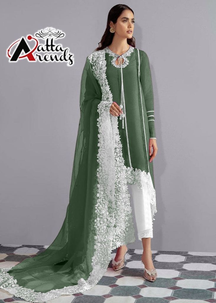 Atta Trendz 2714 Festive Wear Top And Pant With Dupatta