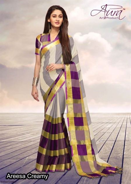 Aura sera sarees in wholesale textile