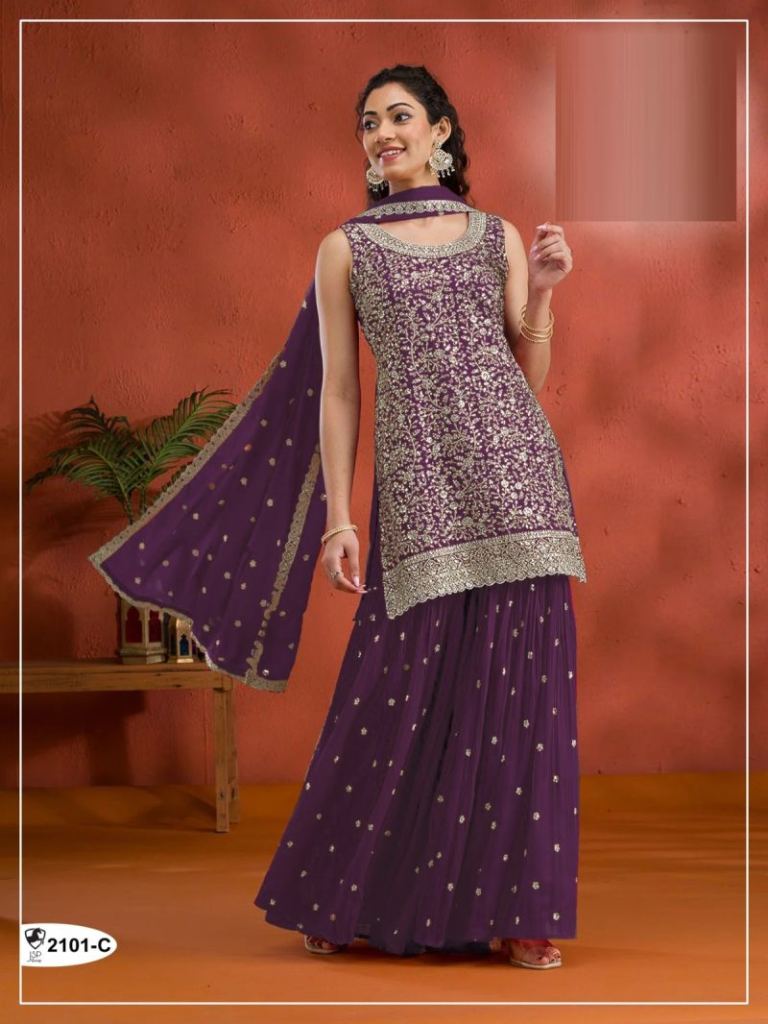 Aurelia Georgette Embroidered Salwar Kameez