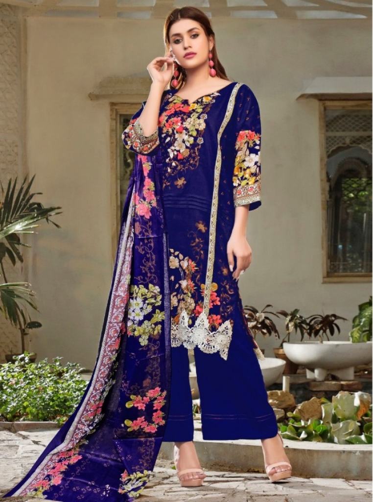 Ayesha Hiba Lawn Cotton Karachi Dress Market, this catalog fabric is
