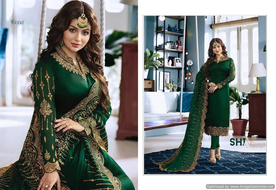 Aayesha Heavy Dupatta Suits By FIONA 21961 TO 21967 New Designs -  ashdesigners.in