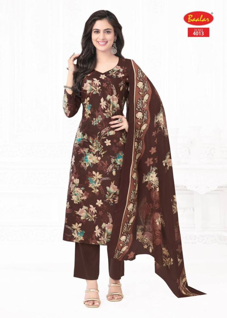 Baalar Pashmina Vol 4 Printed Dress Material