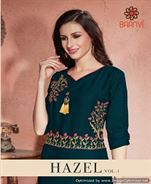  Hazel by baanvi fashion desisgner kurtis catalogue 