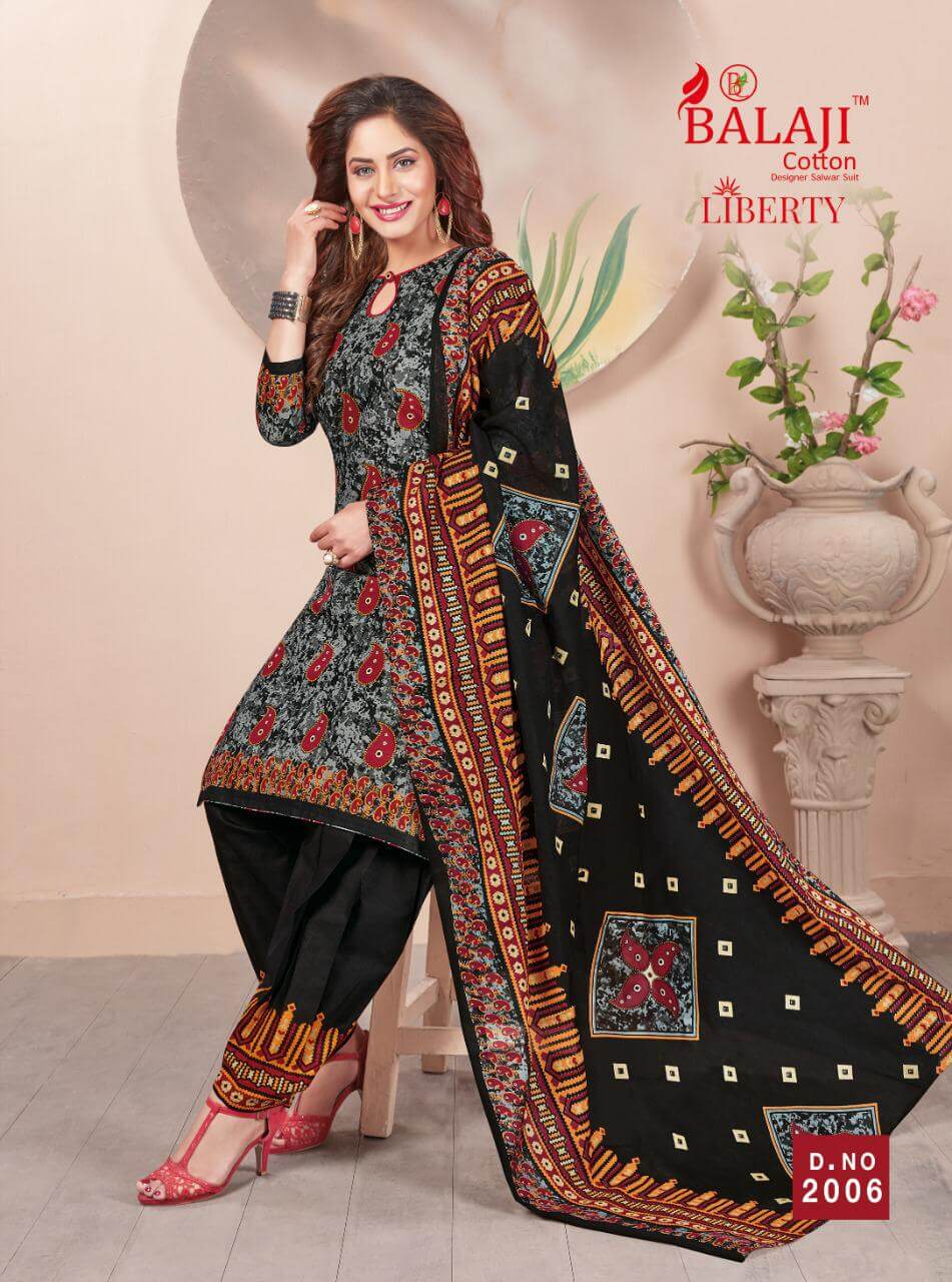 Liberty vol 2 by balaji cotton patiyala dress materials