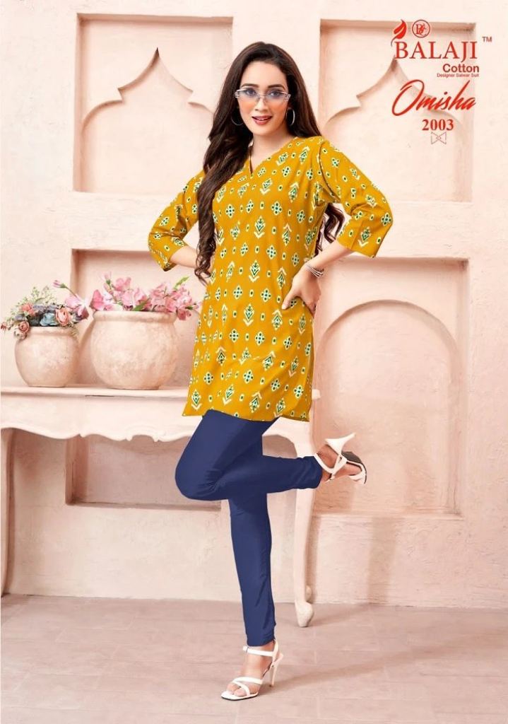 Balaji Omisha Vol 2 New Latest Cotton Readymade Short Tops 