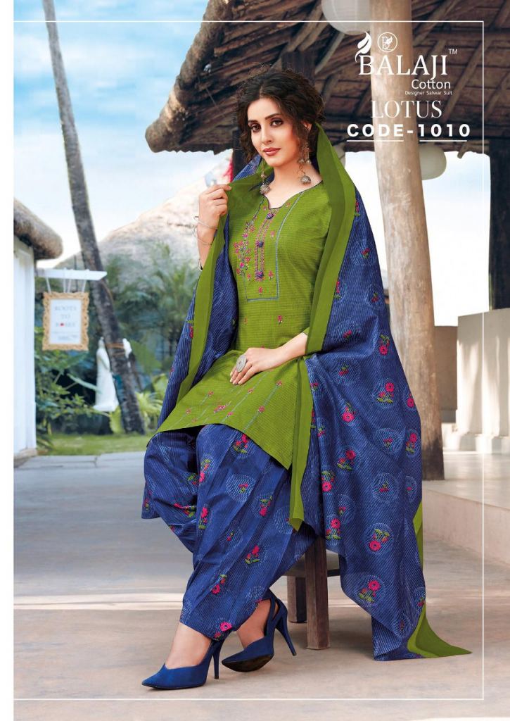 Balaji presents Cotton Lotus  vol 1  Cotton Dress Materials 