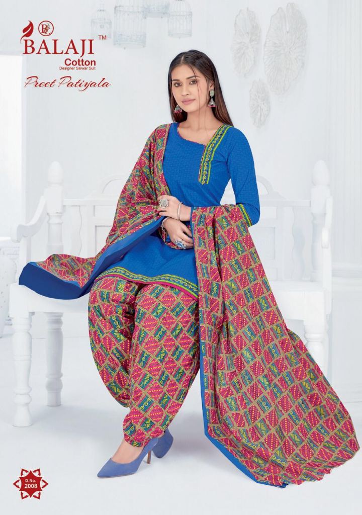 Balaji presents  Preet Patiyala vol  2 Printed Dress Material