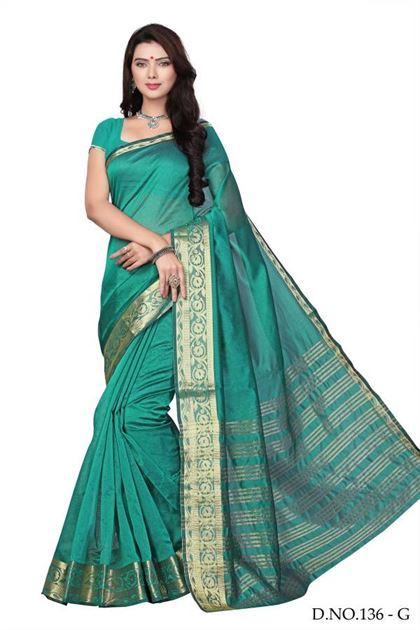 Banarasi style silk sarees in wholesale