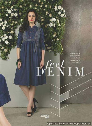 Kaya Banas Denim Kurtis catalog